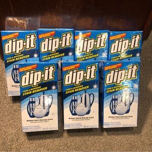 X7 Dip-It Food & Beverage Stain Remover for Metal, Porcelain & Glass, 5oz